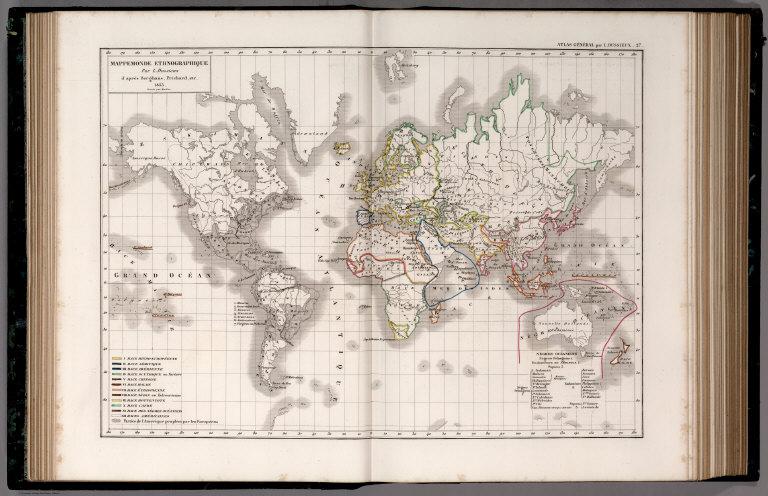 27. Mappe Monde Ethnographique.