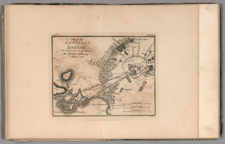 Plan of the environs of Athens. No. 8