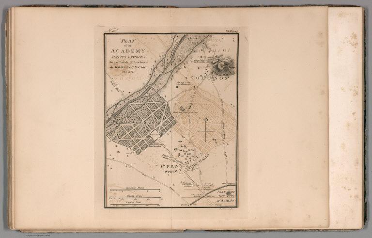 Plan of the Academy and its environs. No. 10