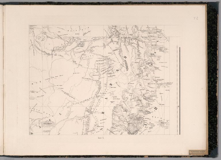 Sect. X. Petra. Atlas of Palestine and the Sinai Peninsula.