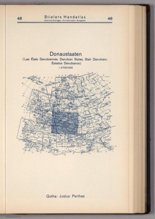 Index Map: 48. Donaustaaten. Danubian States.