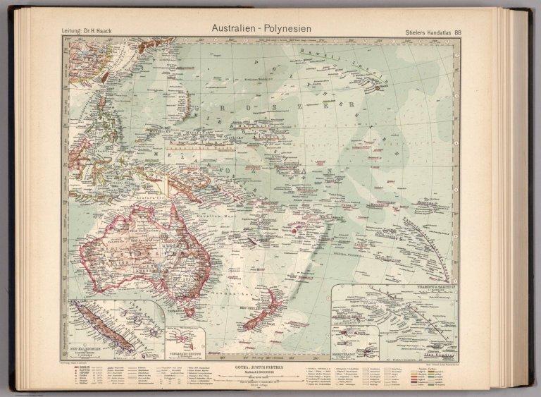 88. Australien - Polynesien. Australia - Polynesia.