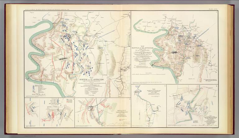 Antietam, Suffolk, Gettysburg.