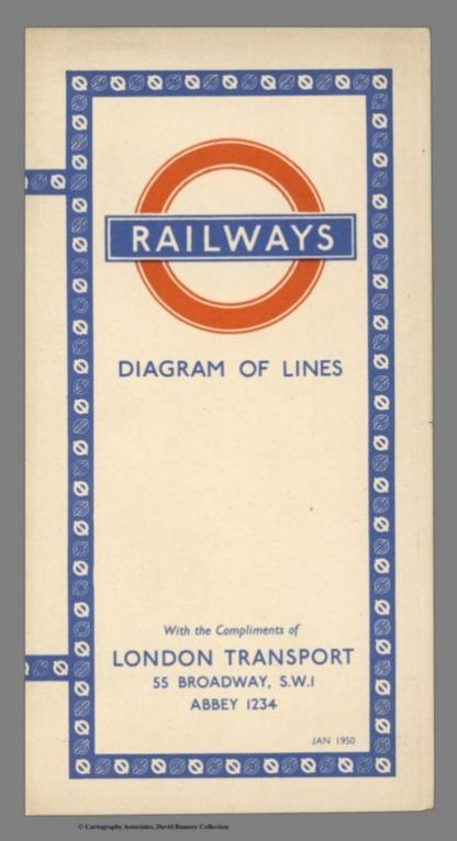 Covers: Railways. Diagram of Lines.