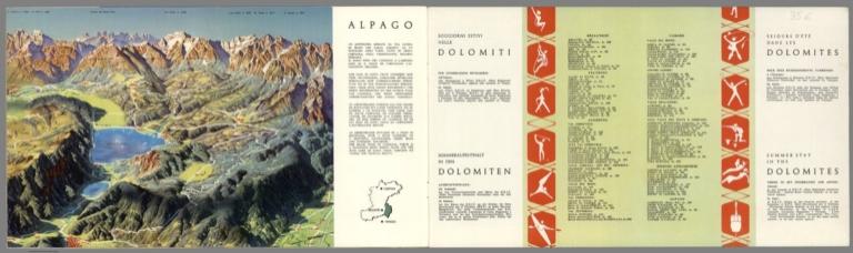 Text and Map: Alpago. Summer Stay in the Dolomites.