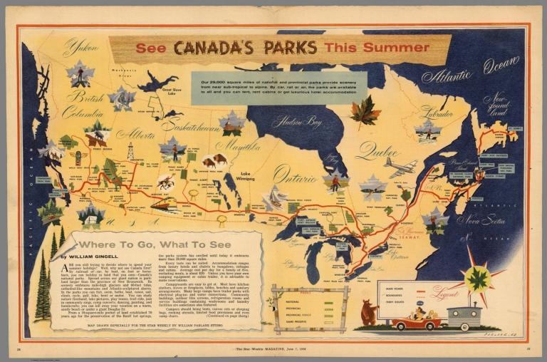 See Canada's parks this summer. Parlane, 58