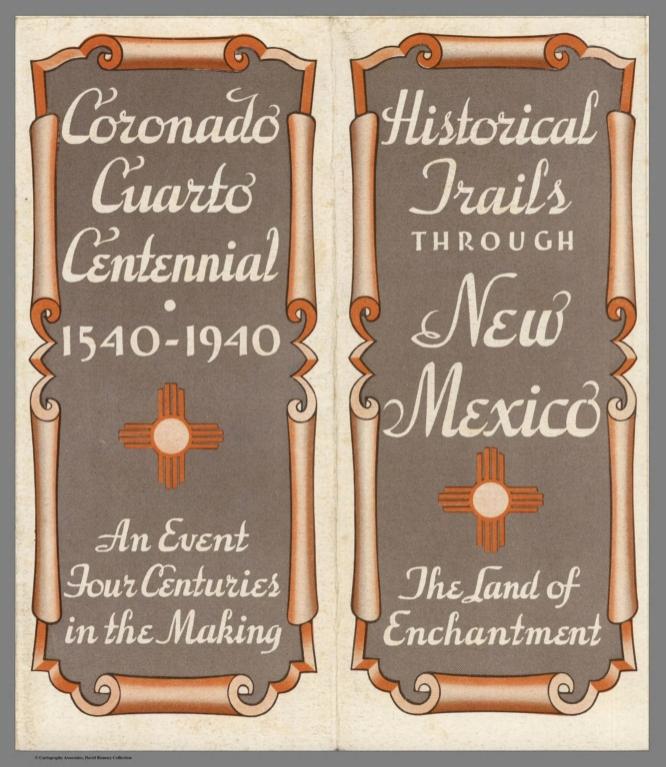 Covers: Coronado Cuarto Centennial. 1540-1940