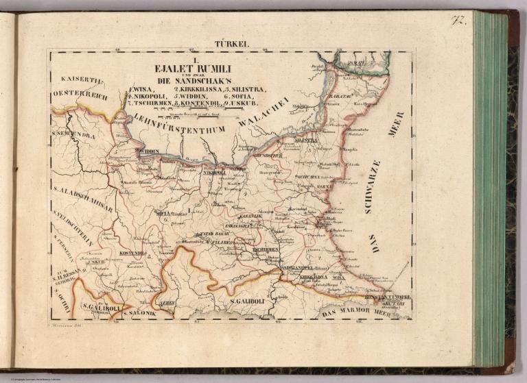 V.1:1-5: II: Turkei. I. Ejalet Rumili und die Sandschak's ...