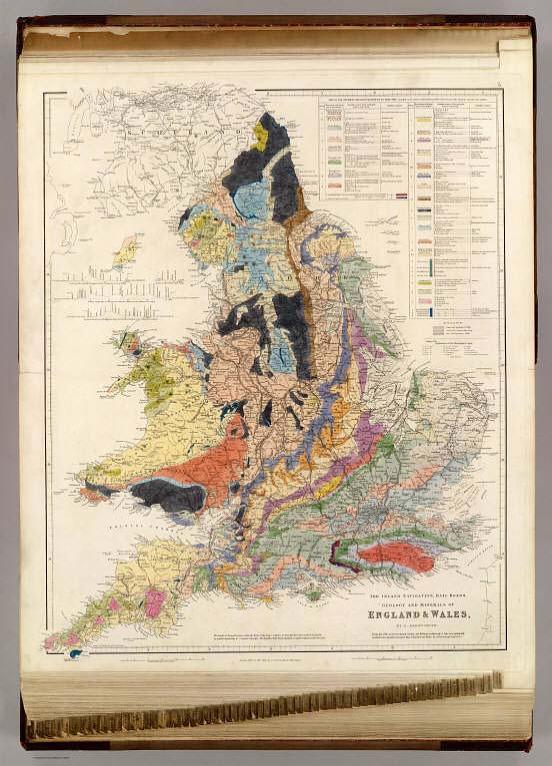 The Inland Navigation, Rail Roads, Geology and Minerals of England & Wales.