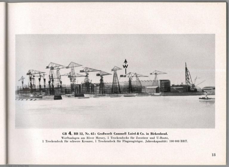 View: GB 4, BB 12, Nr. 65: Grossweft Cammell Laird & Co. in Birkenhead, England.