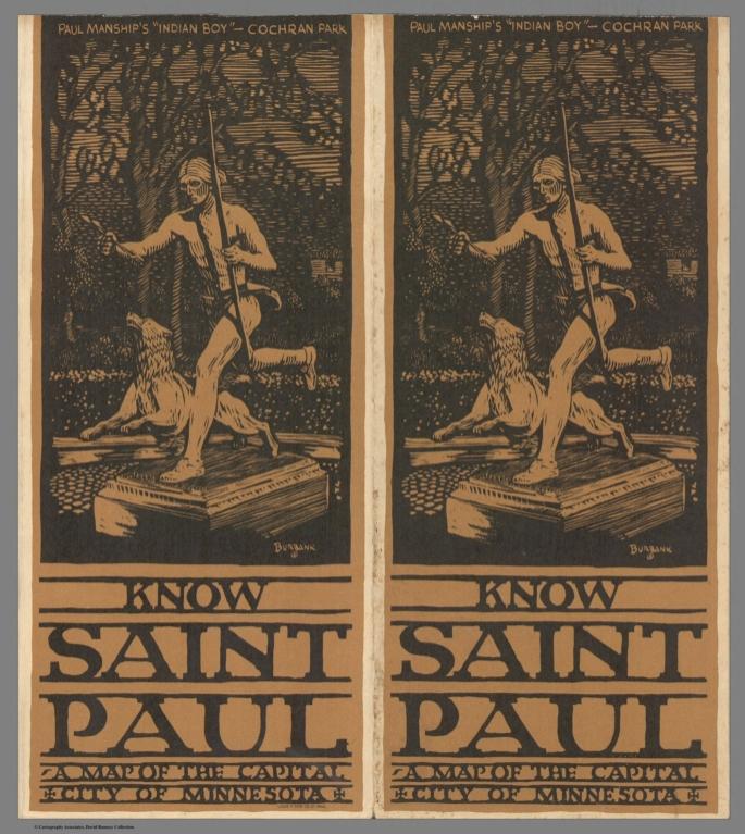 Covers: Know Saint Paul. A Map of the Capital City of Minnesota.