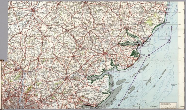 Shoreline Type (cliff, sand, steep, flat, etc.). (Index Map) Index of Images (Numbers 18-46).