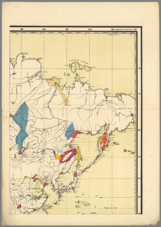 Geological map of the world: 4. Asia.