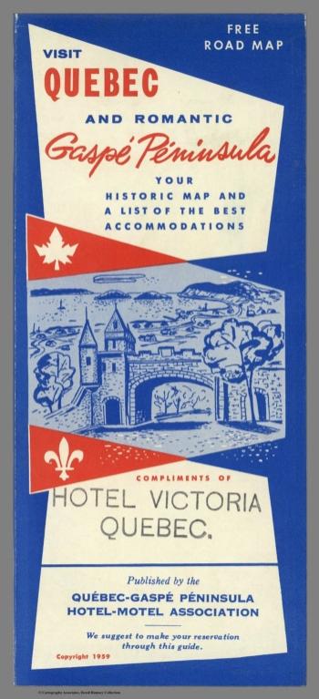 Covers: Visit Quebec and Romantic Gaspe Peninsula.