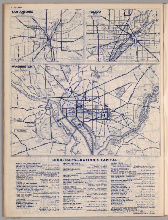 City Maps. Washington, D.C.