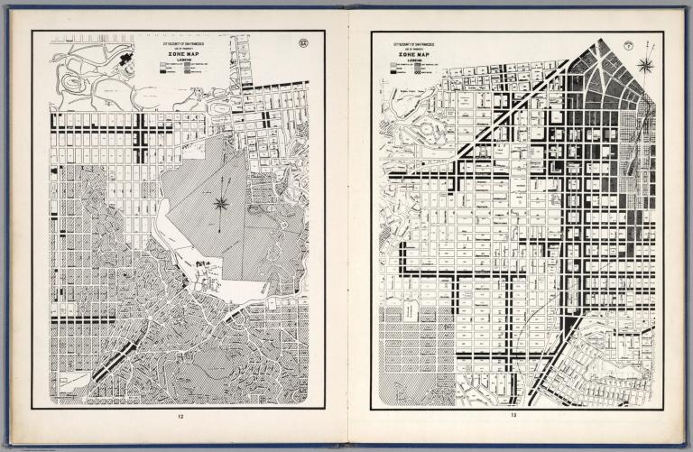 City and County of San Francisco Use of Property, Zone Map, Section 6A ... Section 7.