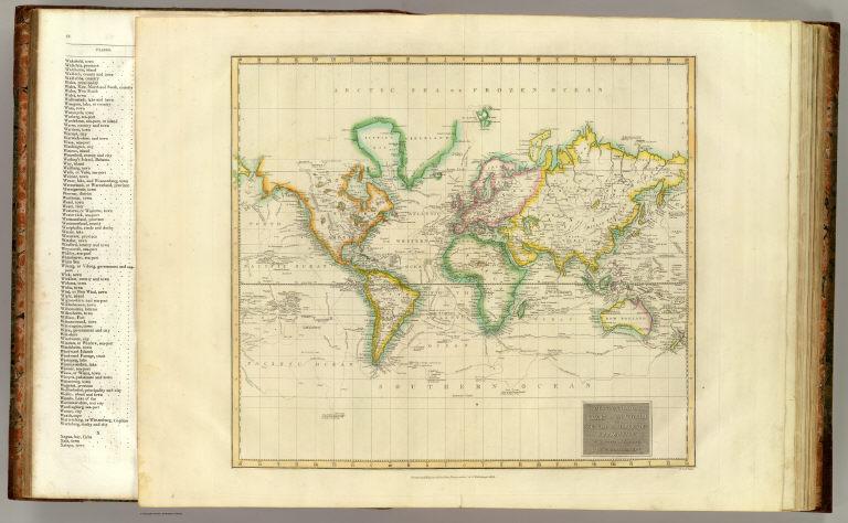 Hydrographical chart of the World.