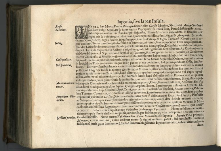 Text Page: Iaponia, Sive Iapan Insula