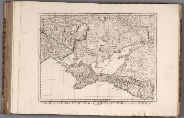 57. Carte de la Partie Septentrionale de L'Empire Otoman (north central sheet).