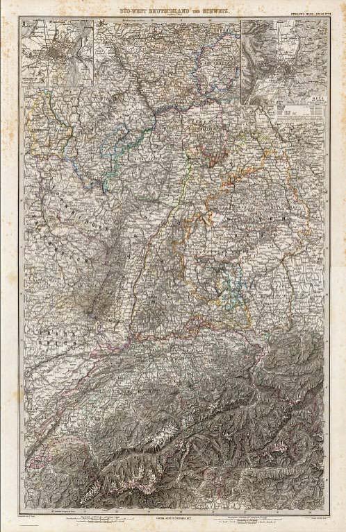 Composite: Sud-West Deutschland, Schweiz.