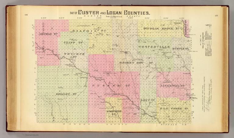 Custer, Logan counties.