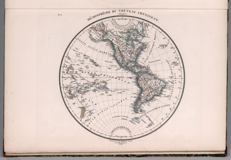 6. Hemisphere du Nouveau Continent (Ouest).