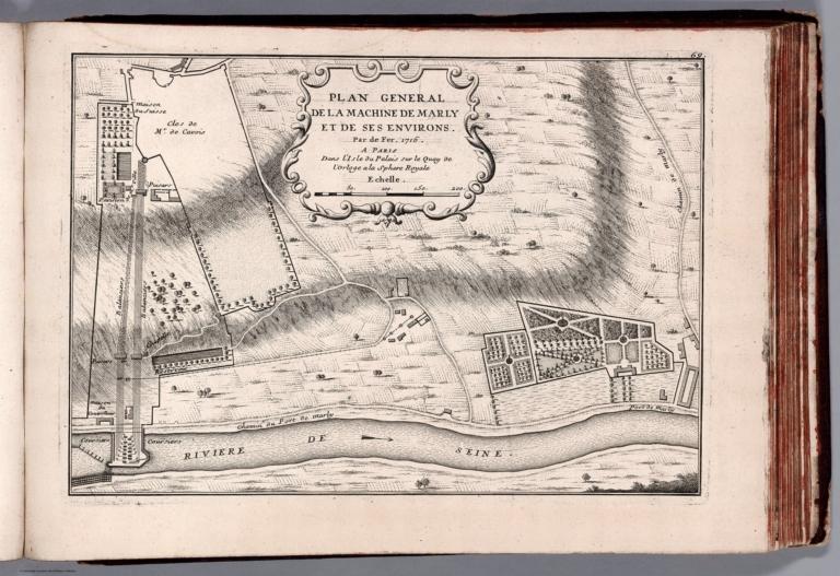 Plan General de la Machine de Marly et de ses Environs.