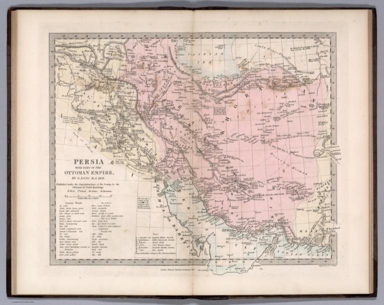 Persia with part of the Ottoman Empire