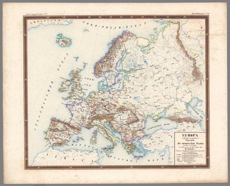 No. 41. Europa ... Uebersicht der europaeischen Staaten.