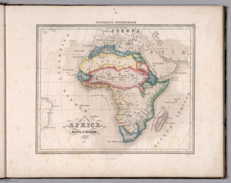 3. Africa, Mappa d'Insieme.