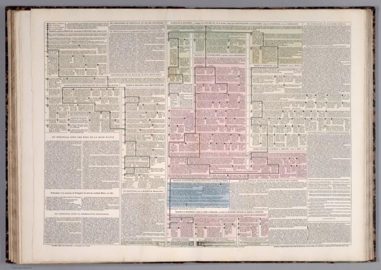 Tableau genealogique des Rois de Portugal, de Navarre. No. XVII