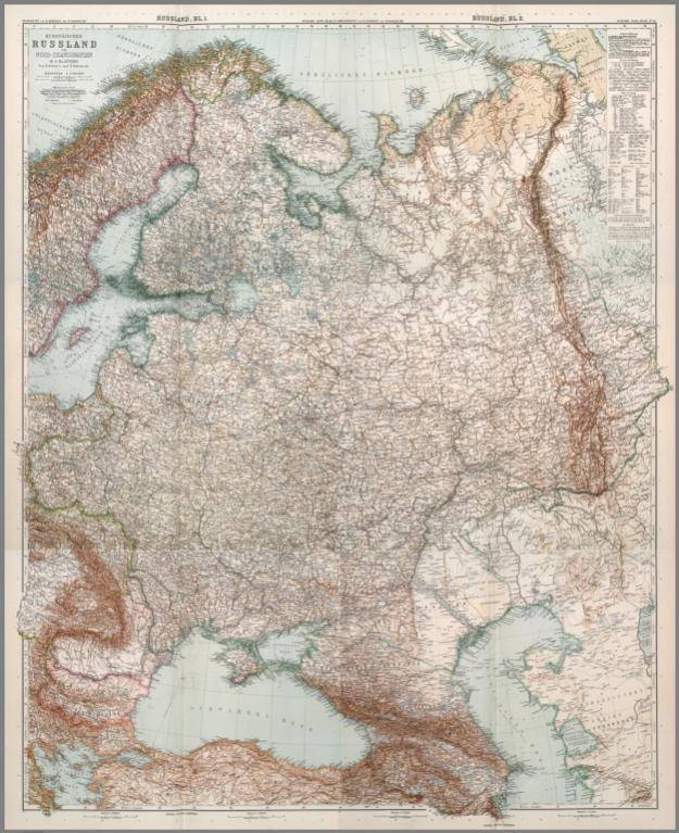 Composite Map: Nr. 44-49. Europaisches Russland und Nord-Skandinavien in 6 Blaettern.