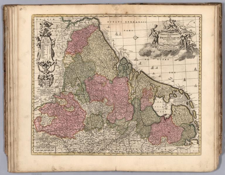 Germaniae Inferioris 17 provinciarum accuratissima tabula