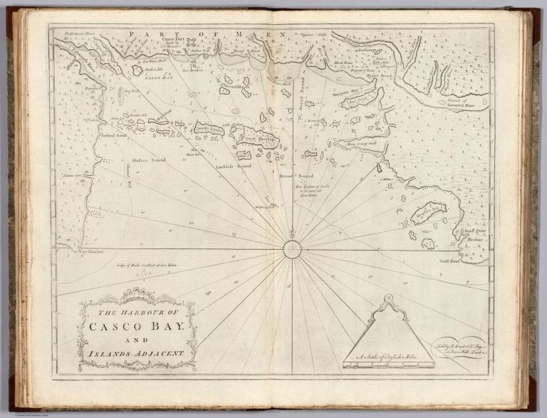 Harbour of Casco Bay, and Islands Adjacent.