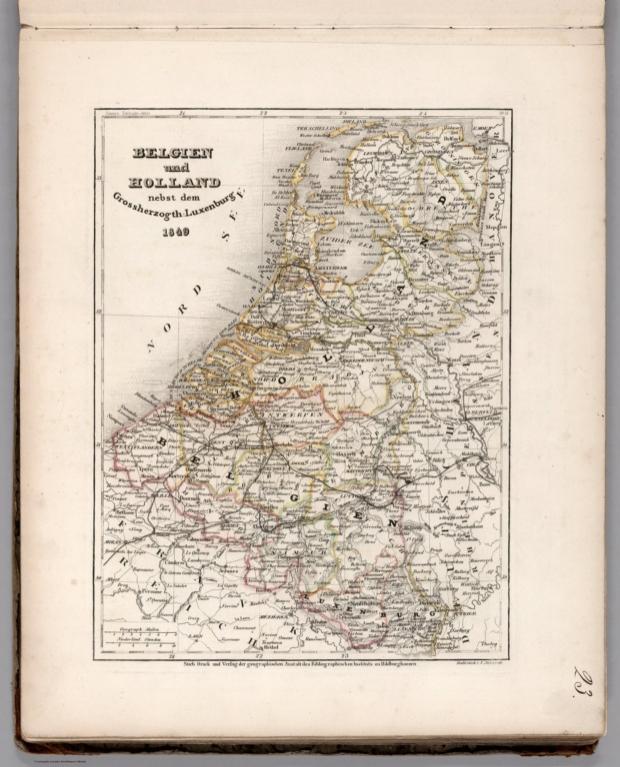 Belgien und Holland nebst dem Grossherzogth : Luxemburg