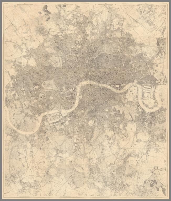 Composite Map: Sheets 1-24. (Stanford's Library Map of London and Its Suburbs.)