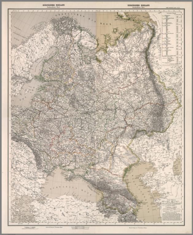 Composite map: Europaisches Russland