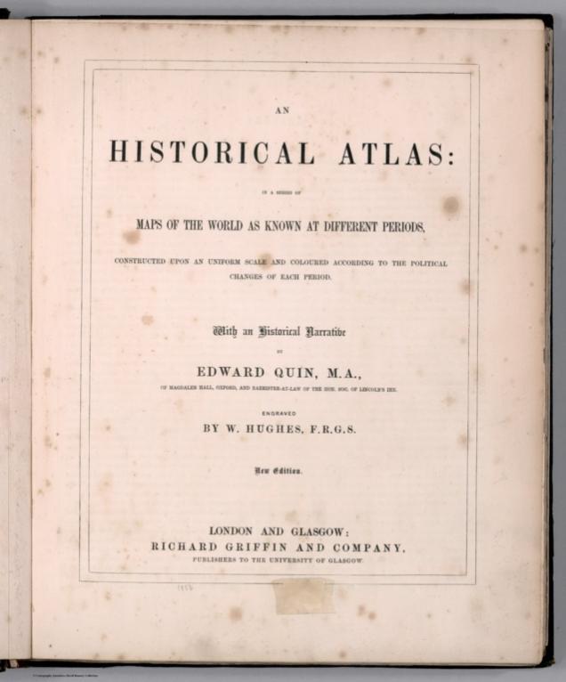 Title Page: An Historical Atlas