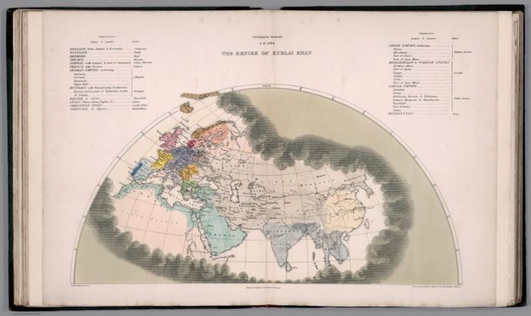 Fifteenth period : A.D. 1294. Exhibiting The Empire Of Kublai Khan.