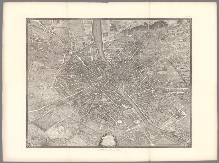 Composite Map: Pl. XXVII. Paris de 1734 a 1739.