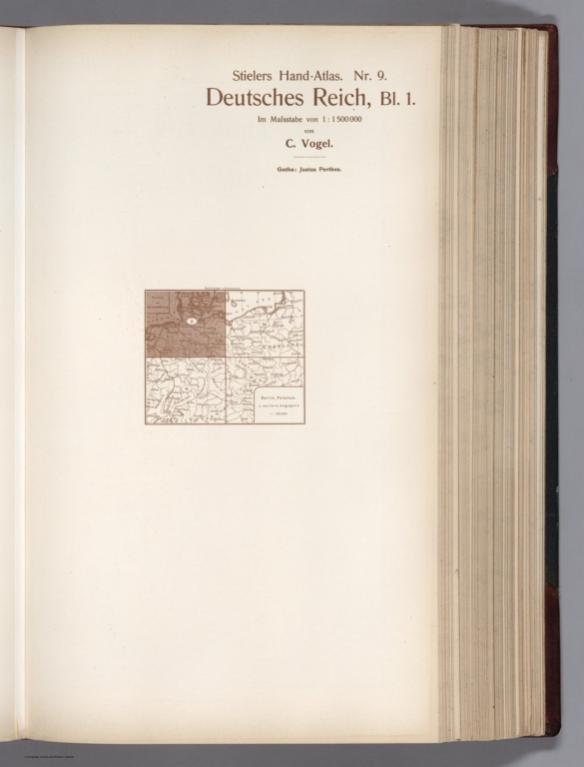 Text: 9. Deutsches Reich, Bl. 1.