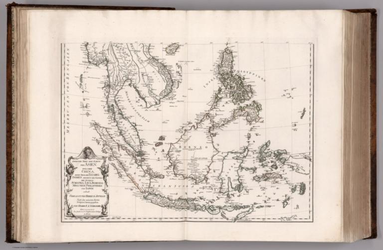 13. Zweiter Theil der Karte von Asien, (southern sheet).