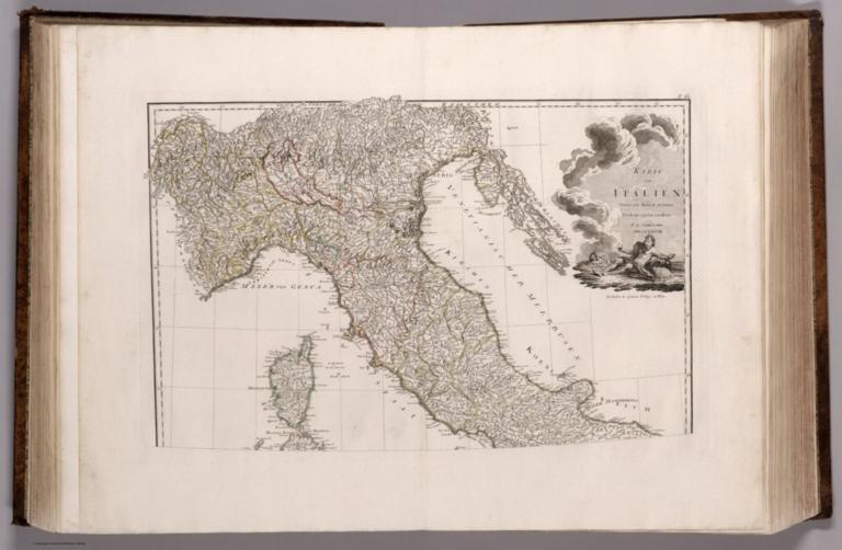 42. Karte von Italien (northern sheet).