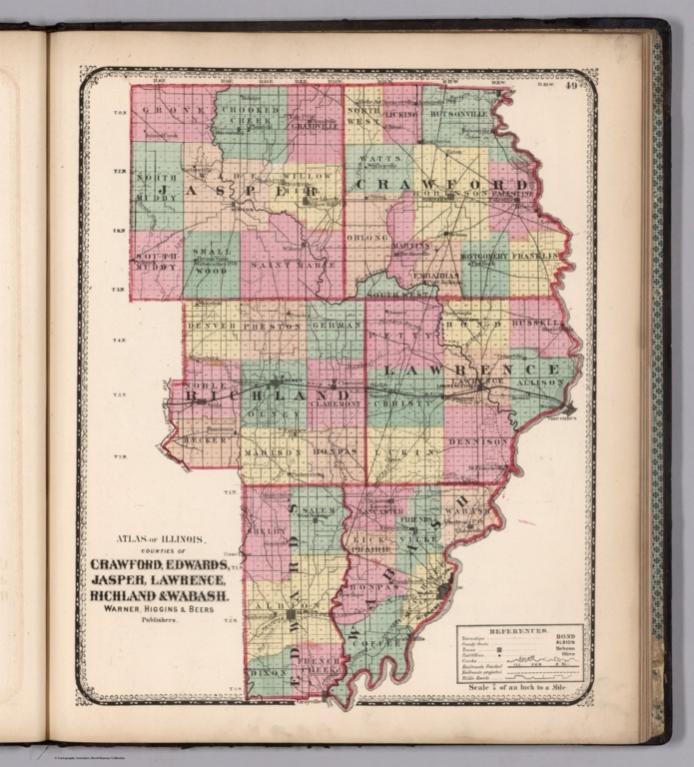 Counties of Crawford, Edwards, Jasper, Lawrence, Richland & Wabash