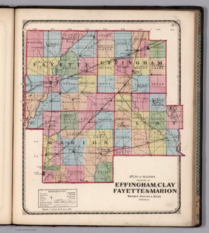 Counties of Effingham, Clay, Fayette & Marion