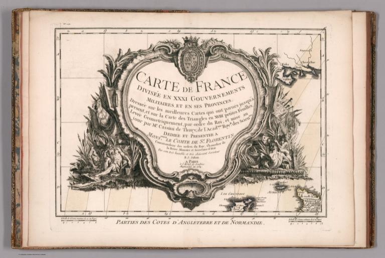 Title Page: Carte de France divisee en XXXI Gouvernements militaires, et en ses Provinces