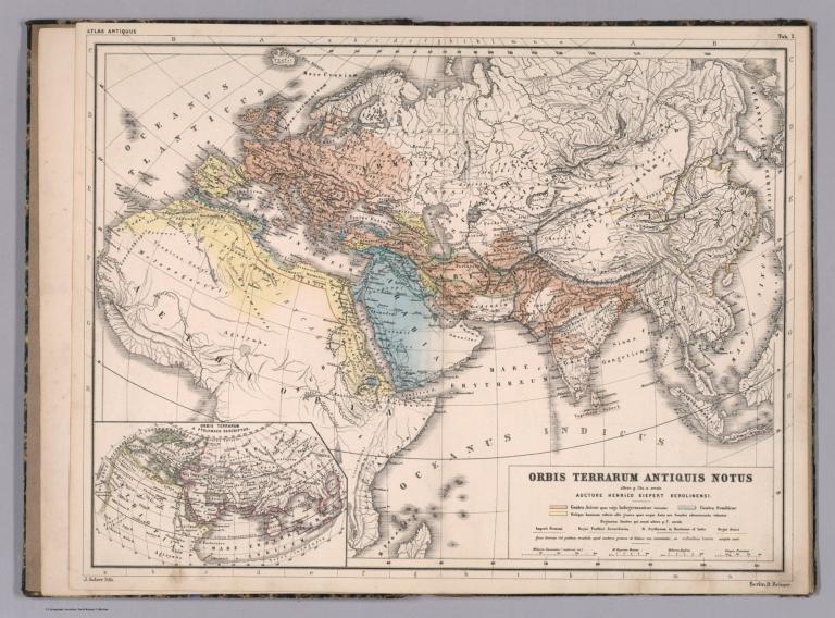 Tab. I. Orbis terrarum antiquis notus : altero p. Chr. n. seculo