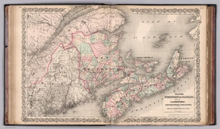 Dominion of Canada No. 3. The Provinces of New Brunswick & Nova Scotia and Prince Edward Island.