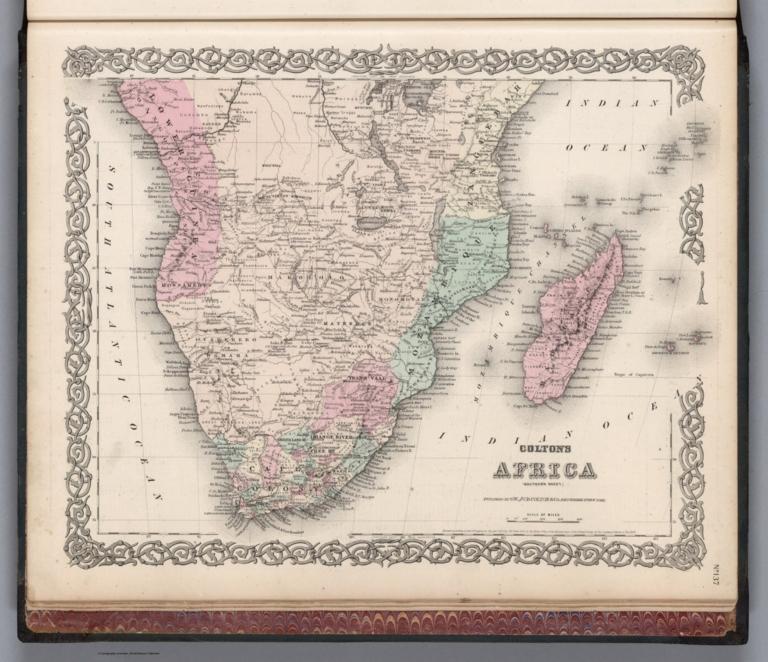 Africa, Southern Sheet.