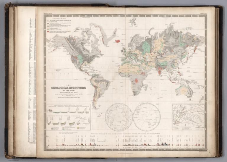 Geological Structure of the Globe according to Ami Boue.